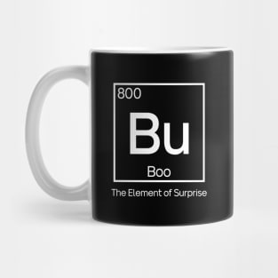 Boo, the Element of Surprise // Funny Chemistry Halloween Mug